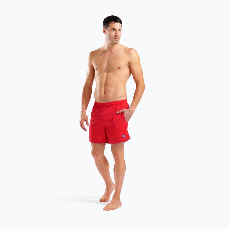 Мъжки плажни шорти arena Bywayx R red/turquoise 6