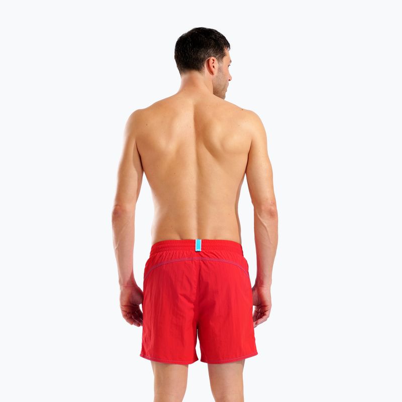 Мъжки плажни шорти arena Bywayx R red/turquoise 7
