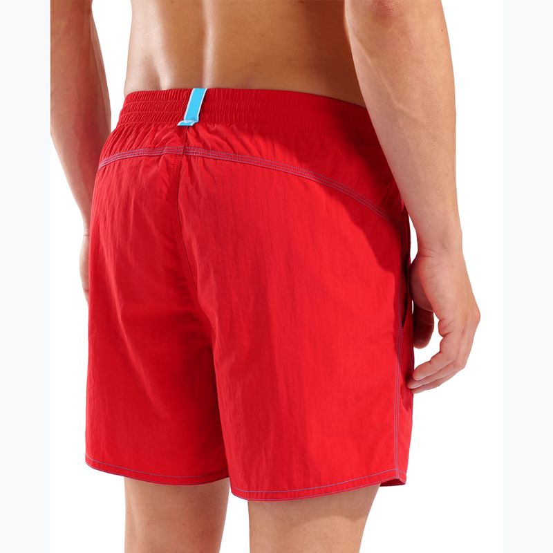 Мъжки плажни шорти arena Bywayx R red/turquoise 9
