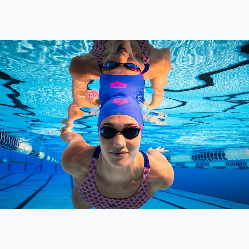 Плувна шапка arena Big Logo neon blue/shocking pink/yellow star 8
