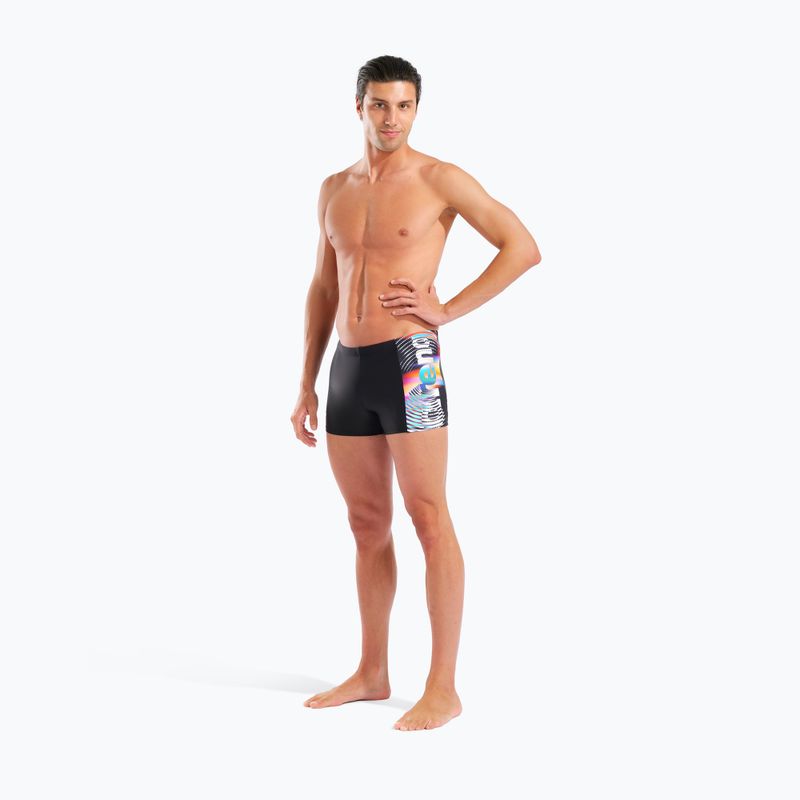 Плувни боксерки Arena Lit Logo Swim Short black/multi 6