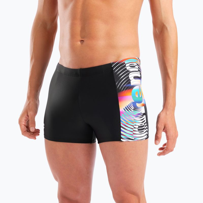 Плувни боксерки Arena Lit Logo Swim Short black/multi 8