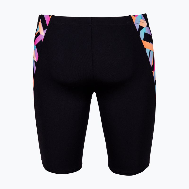 Мъжки шорти за плуване тип клин arena Texture Swim black/black multi 2