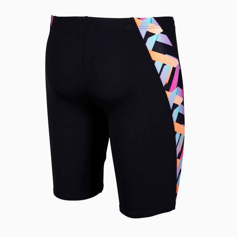 Мъжки шорти за плуване тип клин arena Texture Swim black/black multi 4