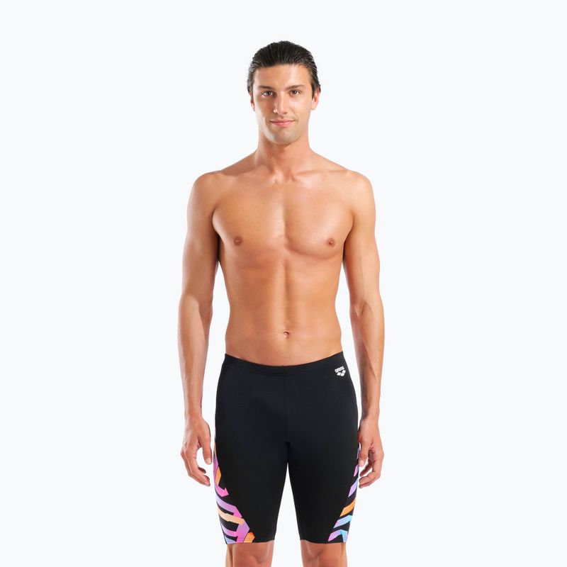 Мъжки шорти за плуване тип клин arena Texture Swim black/black multi 5
