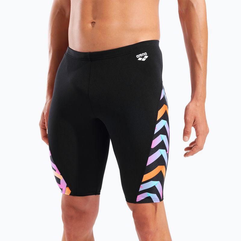 Мъжки шорти за плуване тип клин arena Texture Swim black/black multi 8