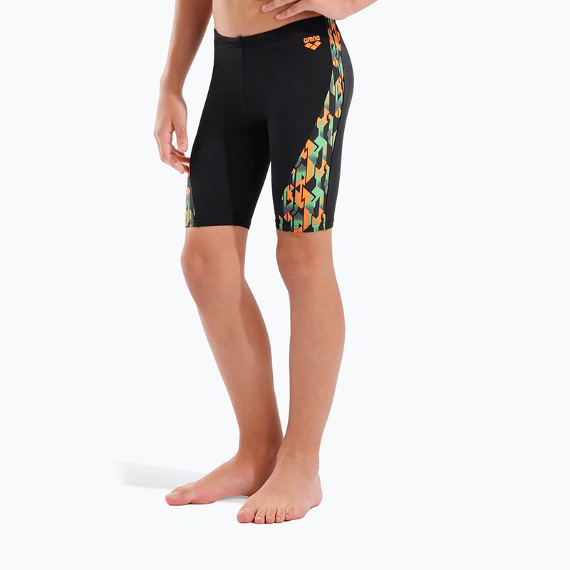 Детски плувни джамери arena Print Swim black/orange multi 5