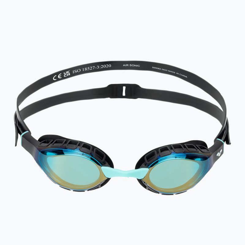 Очила за плуване arena Air Sonic Mirror aqua/black 2