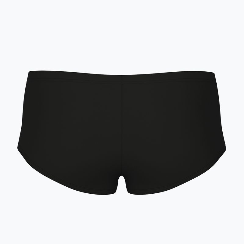 Мъжки боксерки за плуване arena One Low Waist Short Big Logo black/black 2