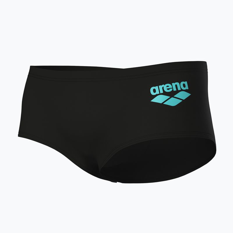 Мъжки боксерки за плуване arena One Low Waist Short Big Logo black/black 3