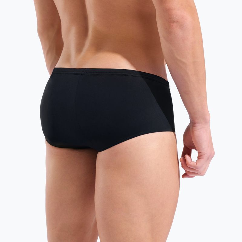 Мъжки боксерки за плуване arena One Low Waist Short Big Logo black/black 9