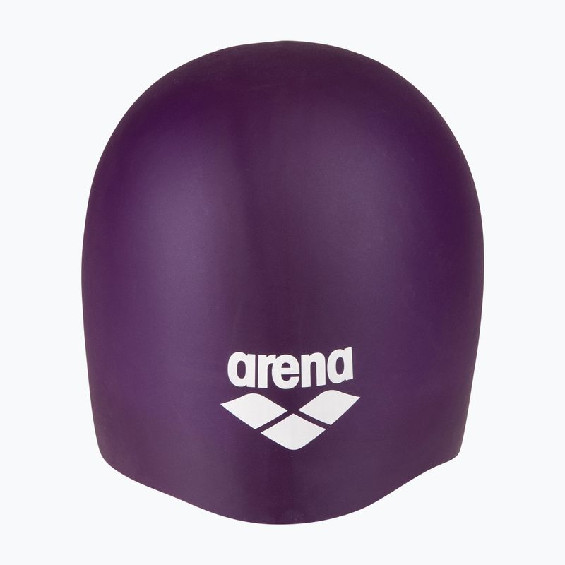 Плувна шапка  arena Long Hair plum/white 3