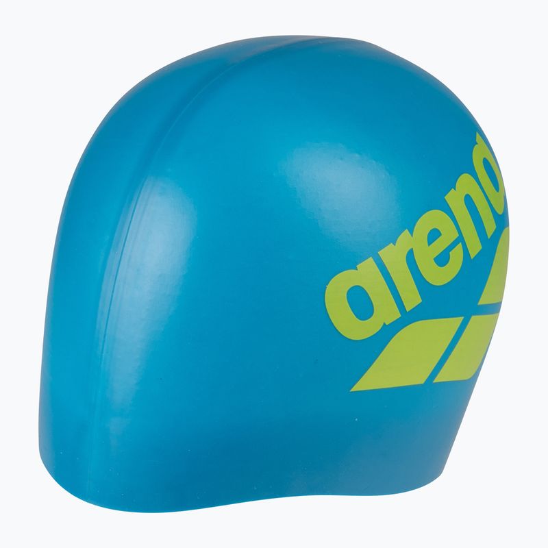 Плувна шапка  arena Big Logo blue cosmo/artic lime 3