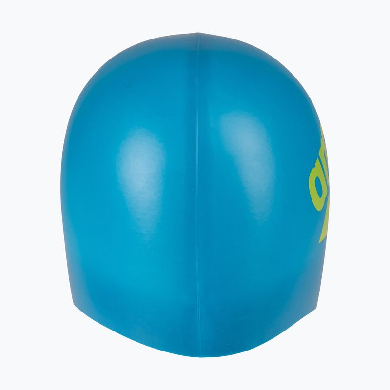 Плувна шапка  arena Big Logo blue cosmo/artic lime 5