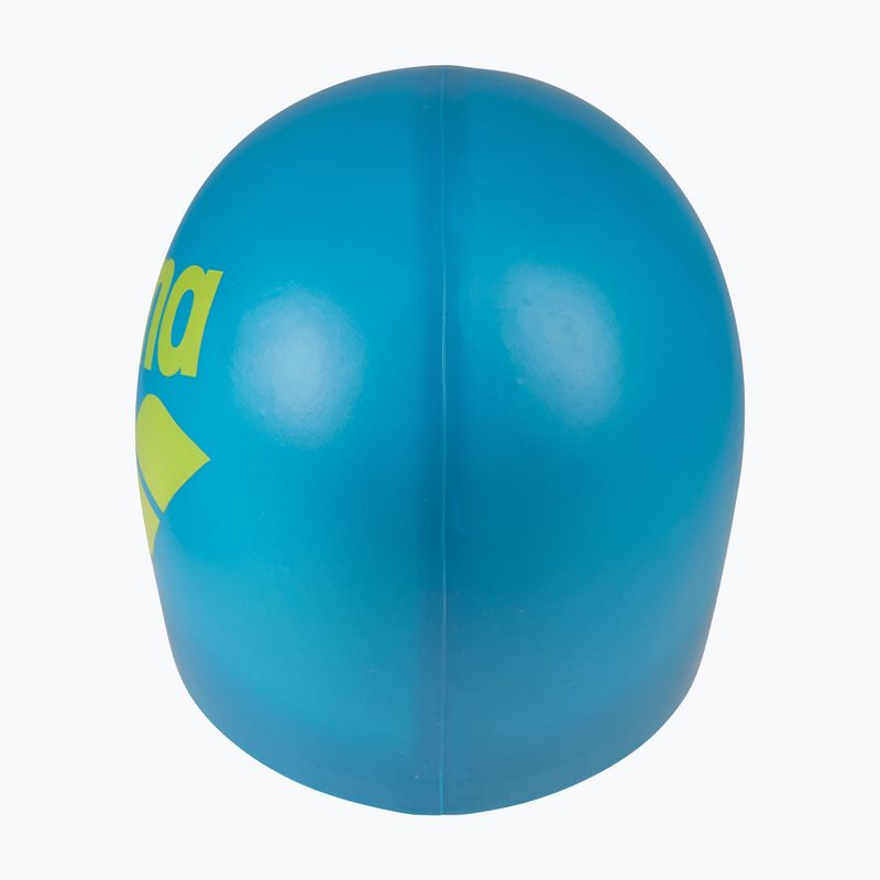 Плувна шапка  arena Big Logo blue cosmo/artic lime 6