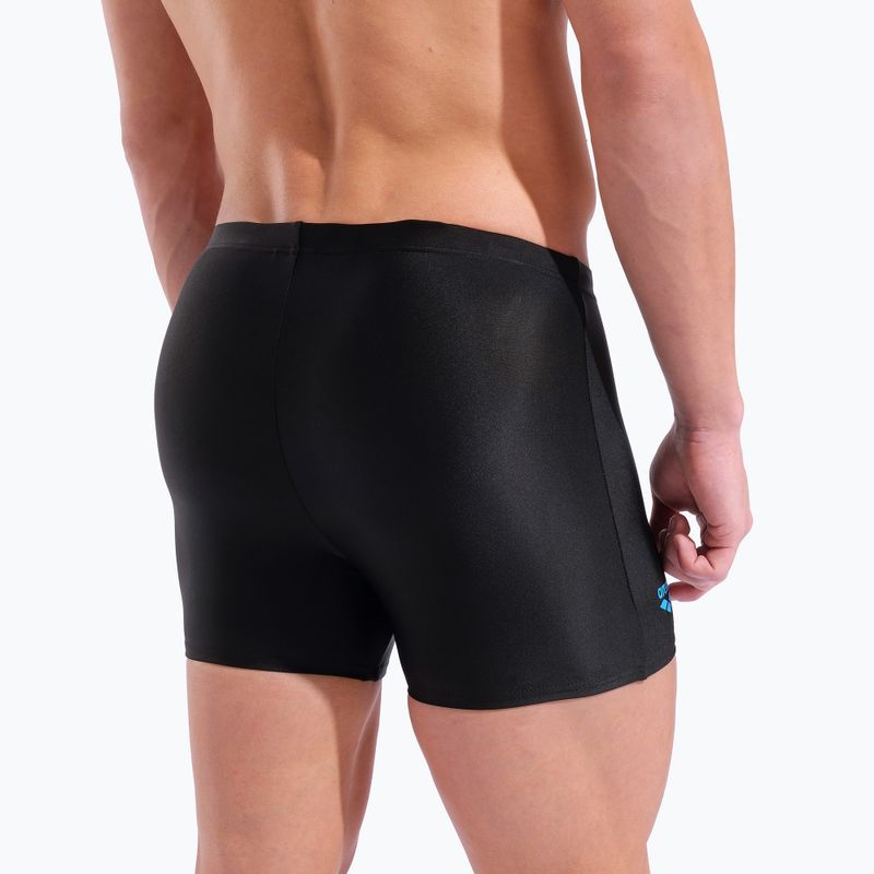 Мъжки боксерки за плуване arena Basic Swim Short black/turquoise 9