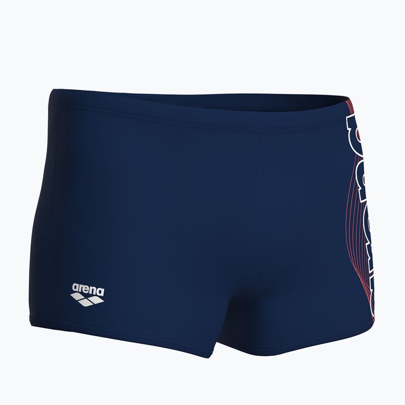 Мъжки боксерки за плуване arena Basic Swim Short navy/white 4