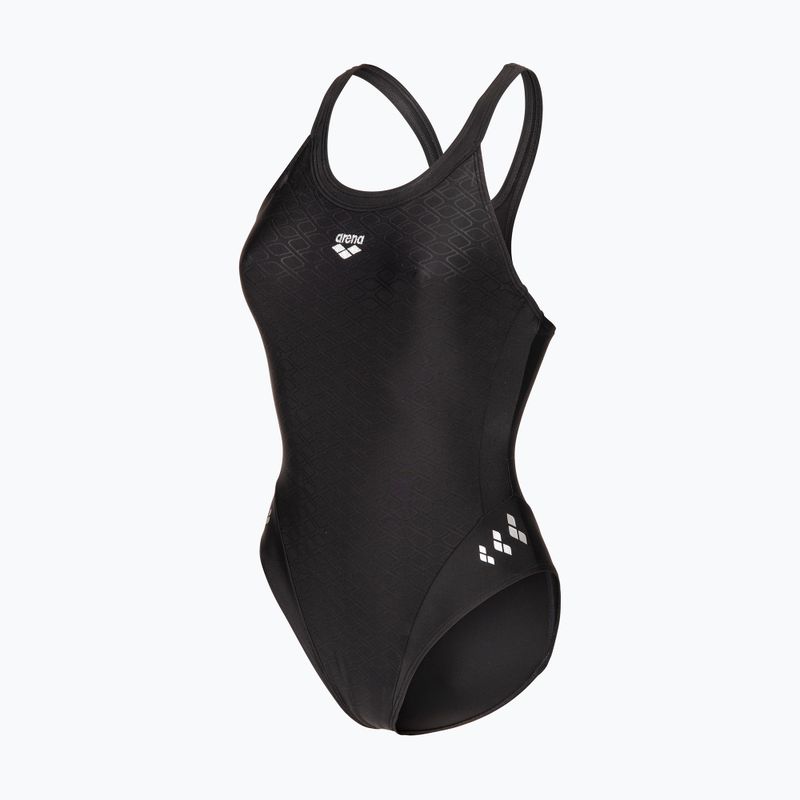 Дамски цял костюм за плуване arena Monoglow One Piece black multi/black 3