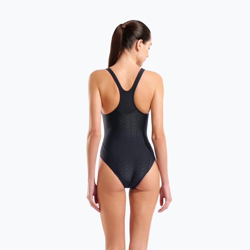 Дамски цял костюм за плуване arena Monoglow One Piece black multi/black 7