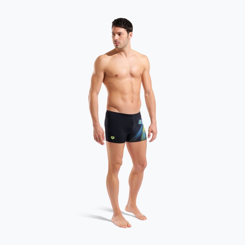 Мъжки боксерки за плуване arena Jellyfish Swim Short black/multi 2