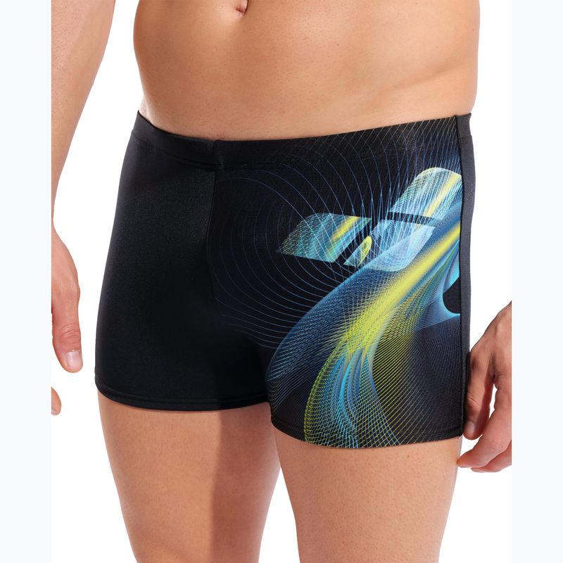 Мъжки боксерки за плуване arena Jellyfish Swim Short black/multi 4