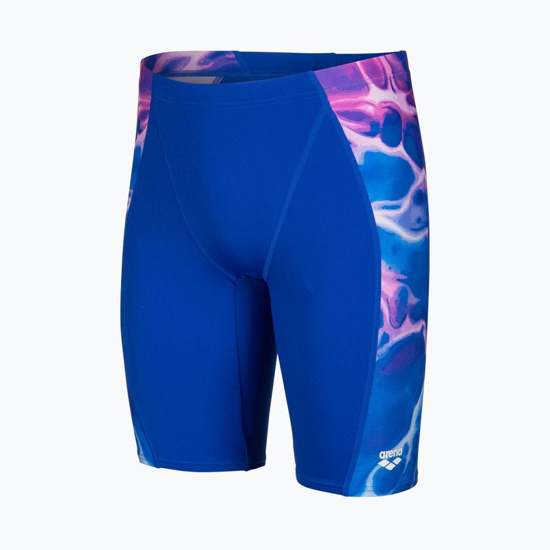 Мъжки шорти за плуване тип клин arena Earth Swim Jammer neon blue/neon blue multi 3