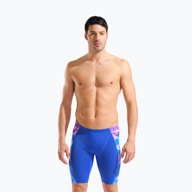 Мъжки шорти за плуване тип клин arena Earth Swim Jammer neon blue/neon blue multi 5