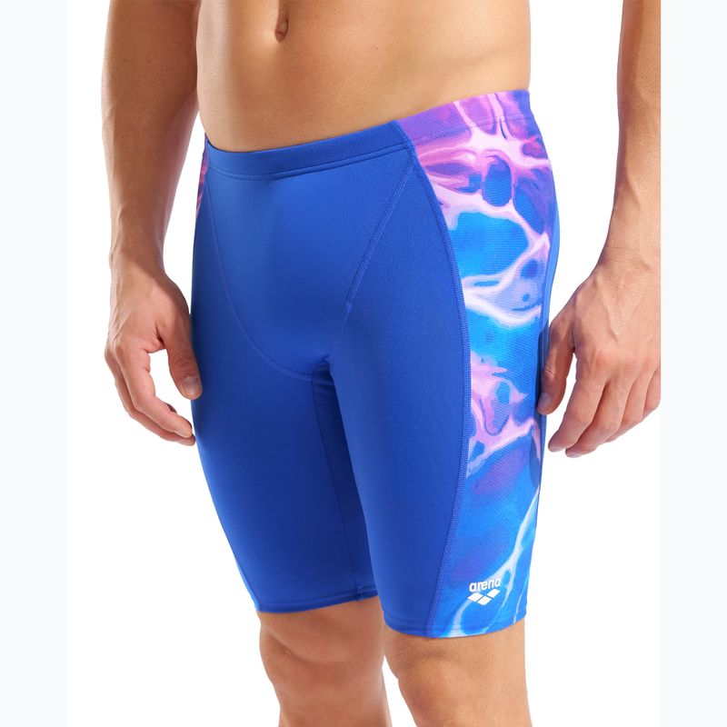 Мъжки шорти за плуване тип клин arena Earth Swim Jammer neon blue/neon blue multi 8