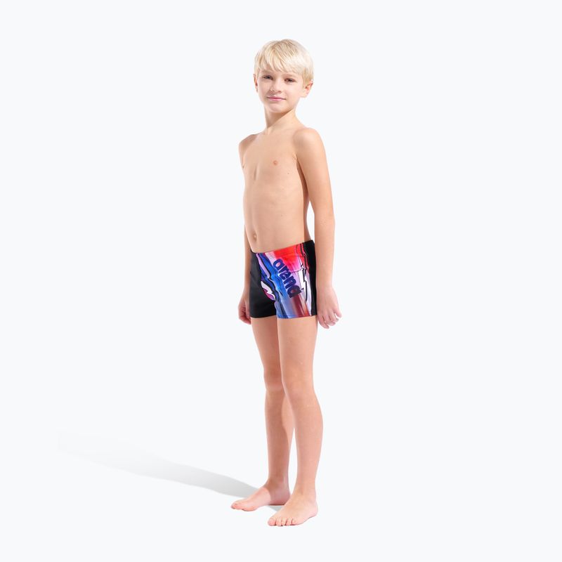 Момчешки бански боксерки arena Loud Swim Short black/multi 2