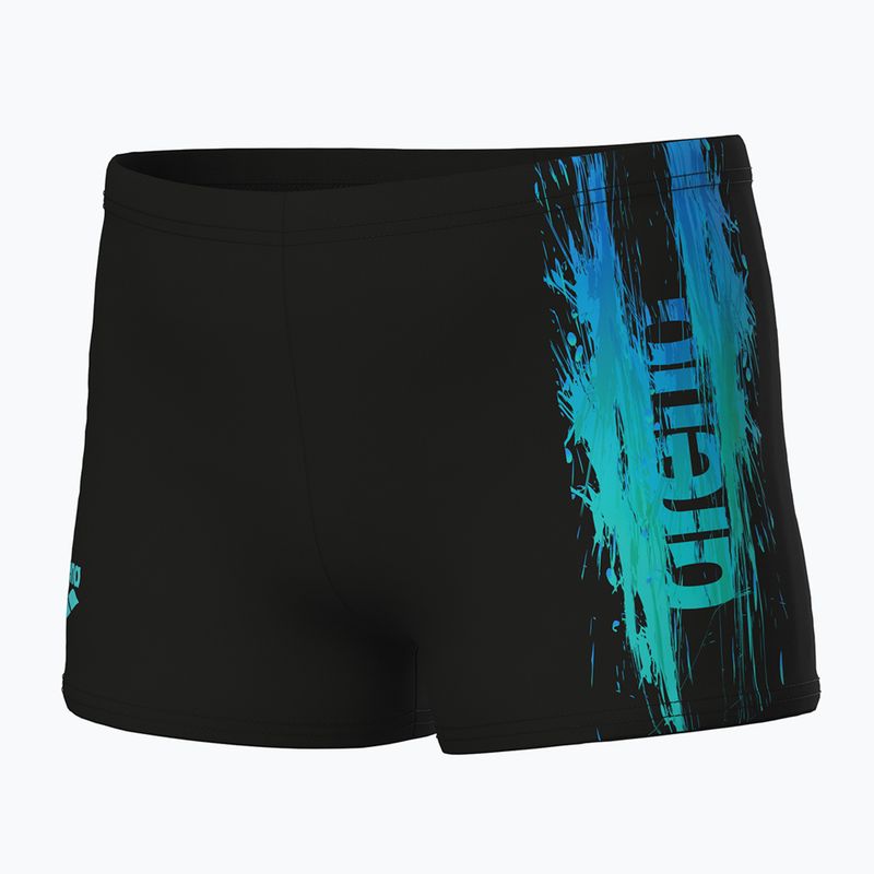 Момчешки бански боксерки arena Loud Swim Short black/black multi 3