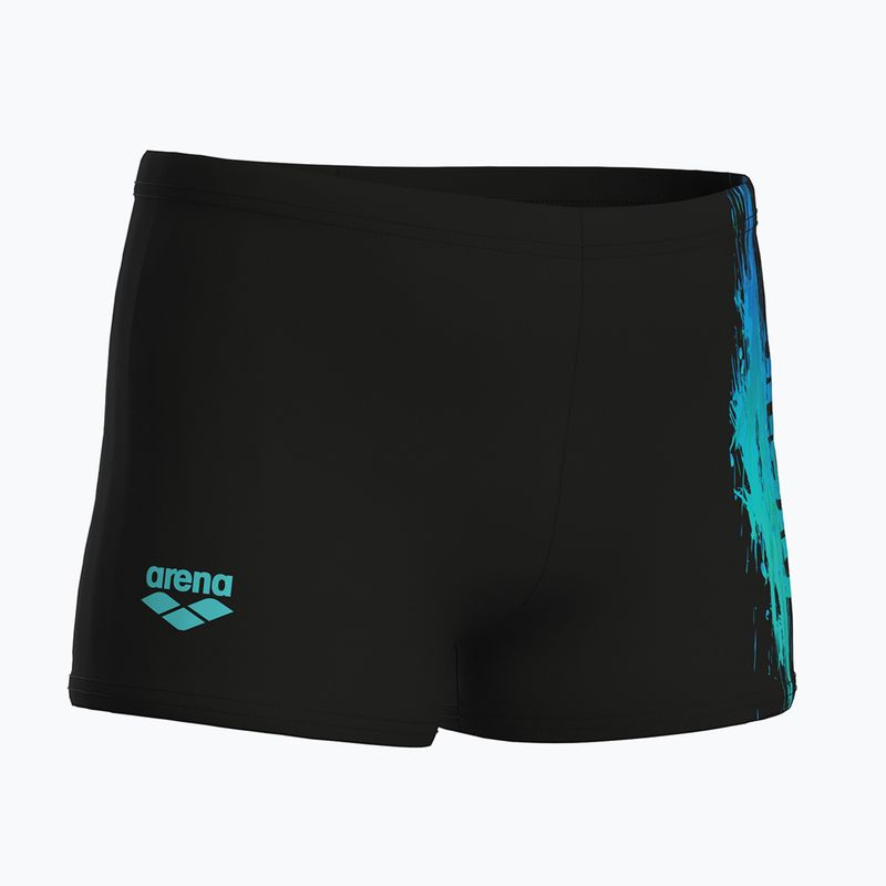 Момчешки бански боксерки arena Loud Swim Short black/black multi 4