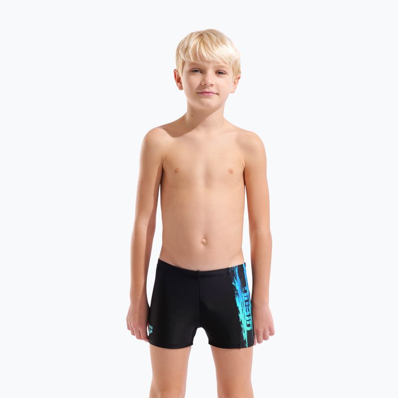 Момчешки бански боксерки arena Loud Swim Short black/black multi 5