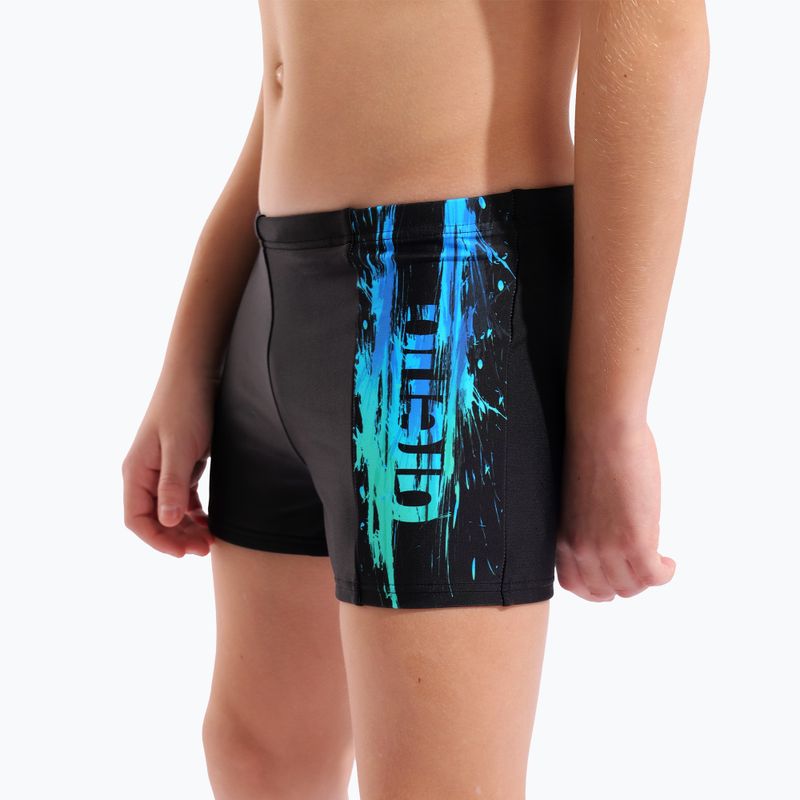 Момчешки бански боксерки arena Loud Swim Short black/black multi 8