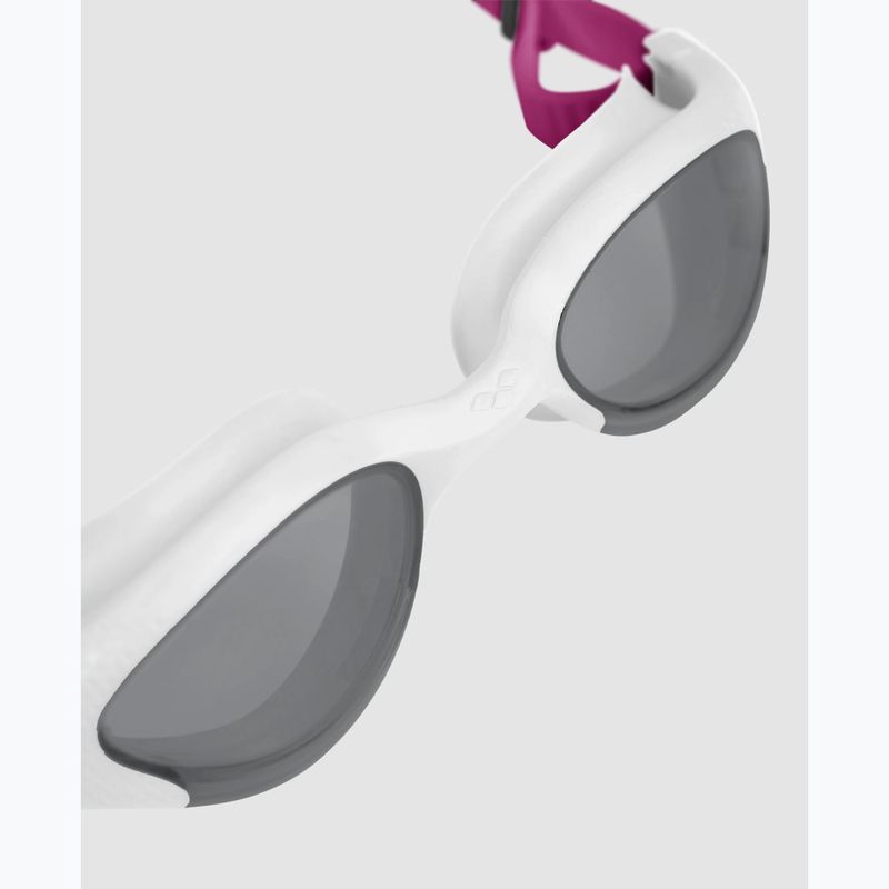 Дамски очила за плуване Arena The One Plus light smoke/white/magenta 5