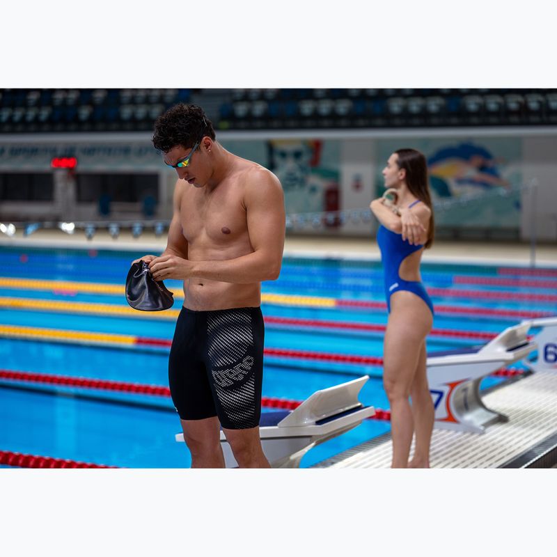 Мъжки шорти за плуване тип клин arena Distortion Swim Jammer black/white 7