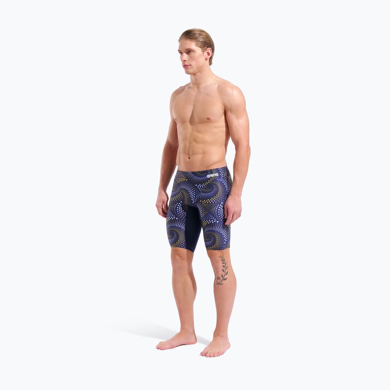 Мъжки шорти за плуване тип клин arena Fireflow Swim Jammer navy/tteam navy yellow 6