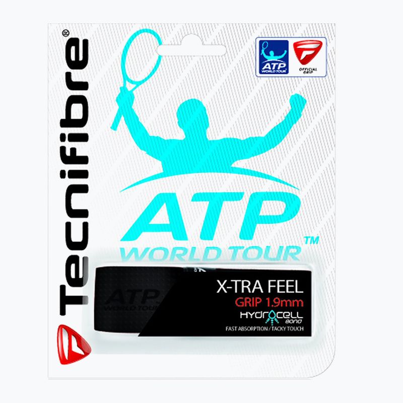 Покривало за тенис ракета Tecnifibre X-Tra Feel черно 51ATPXFEBK