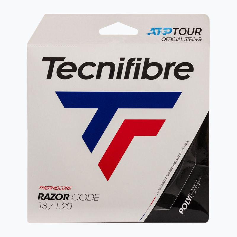 Тенис корда Tecnifibre Razor Code 12 м черна 04GRA120XC