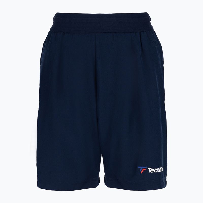 Детски шорти за тенис Tecnifibre Stretch тъмно синьо 23STRE