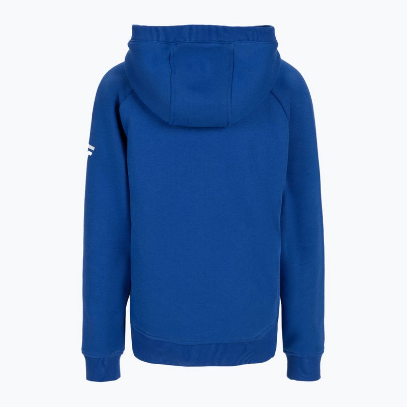 Детски тенис суитшърт Tecnifibre Fleece Hoodie син 21FLHO 2