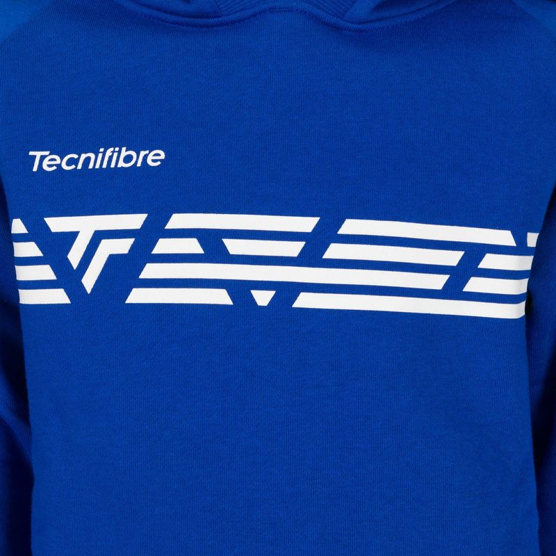 Детски потник за тенис Tecnifibre Fleece Hoodie blue 21LAHORO0B 3