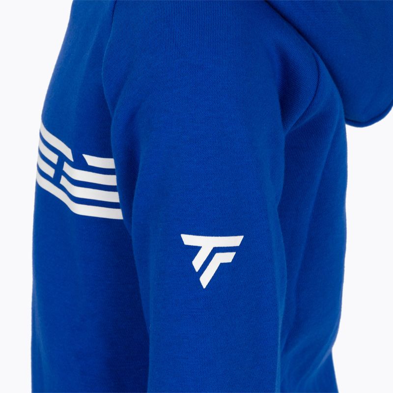 Детски потник за тенис Tecnifibre Fleece Hoodie blue 21LAHORO0B 5