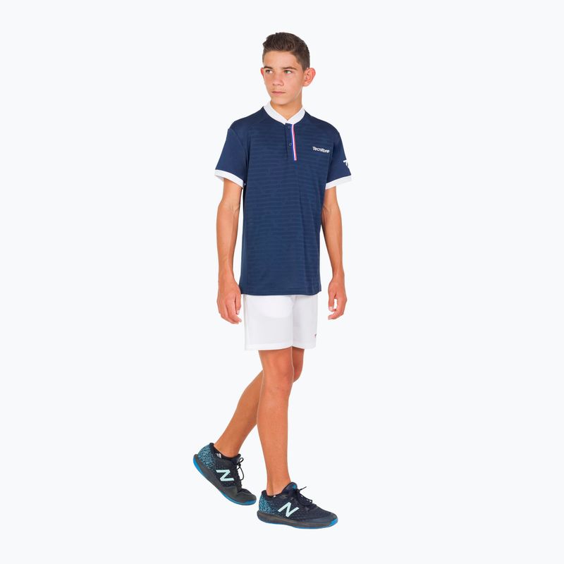 Детска тениска Tecnifibre Polo blue 22F3PO F3 6