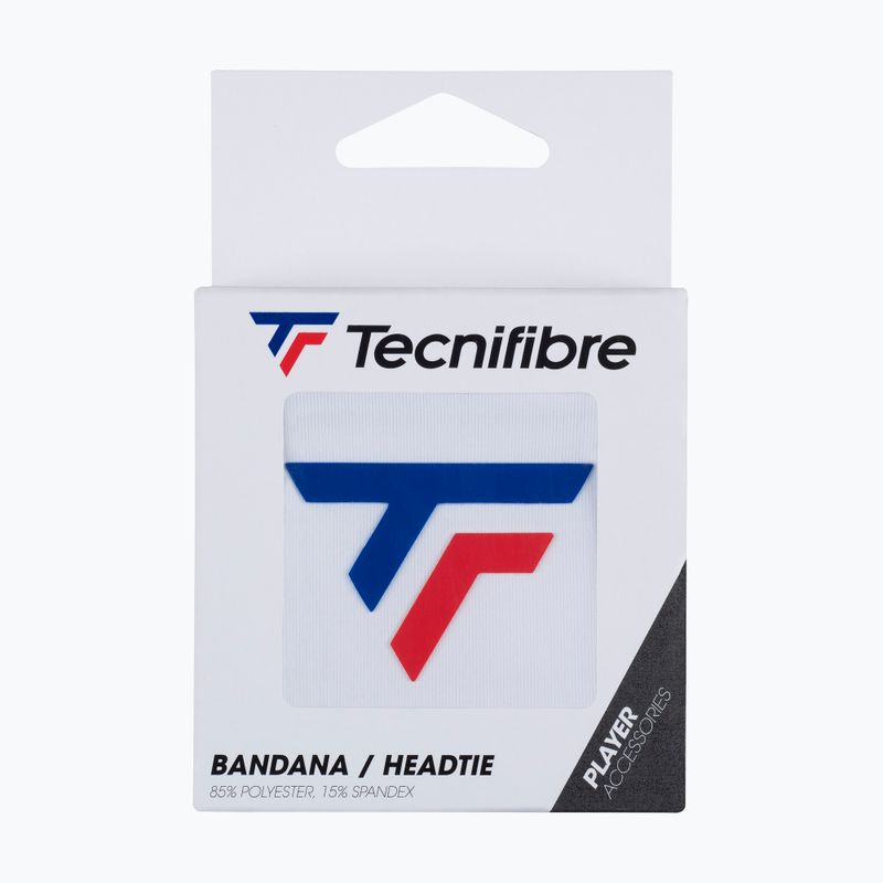 Лента за глава HEAD-TIE от Tecnifibre, бяла 2