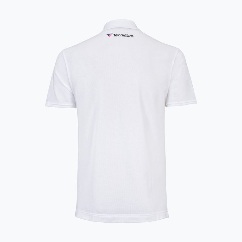 Мъжка тениска Tecnifibre Polo Pique white 25POlOPIQ 2