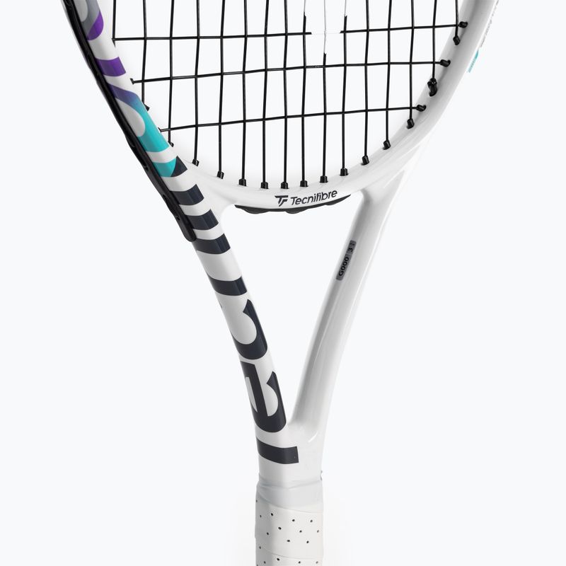 Ракета за тенис Tecnifibre Tempo 24, бяла 14TEMP242E 5