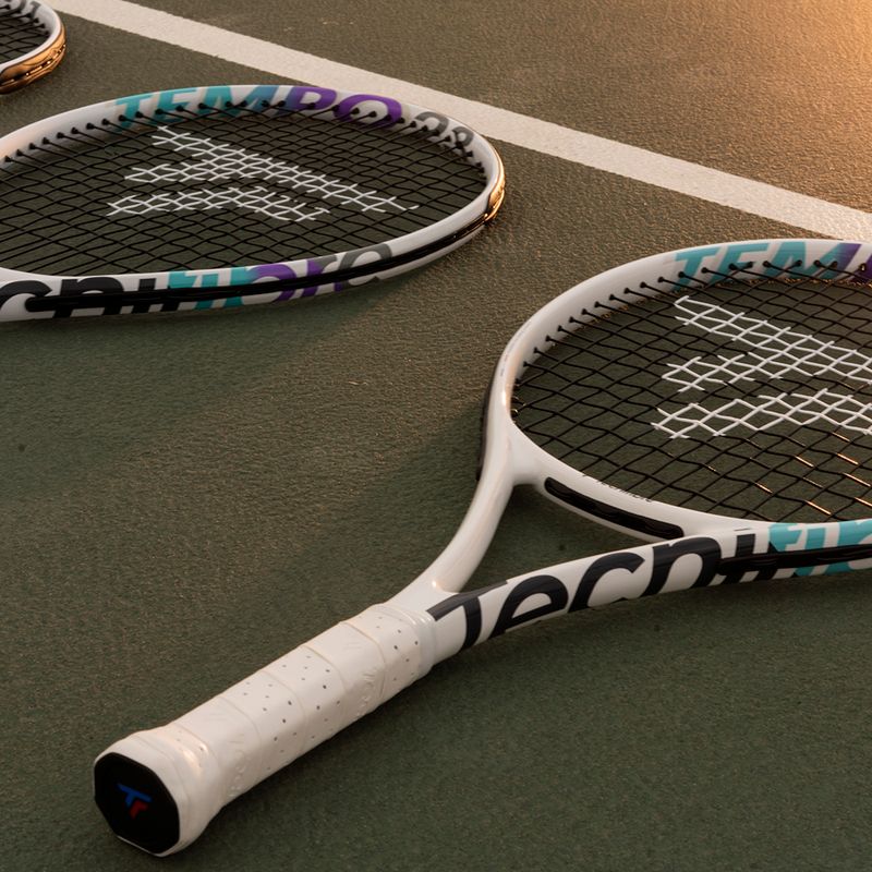 Детска тенис ракета Tecnifibre Tempo 23, бяла 14TEMP232E 8