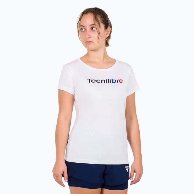 Дамска тениска Tecnifibre Club Cotton Tee white