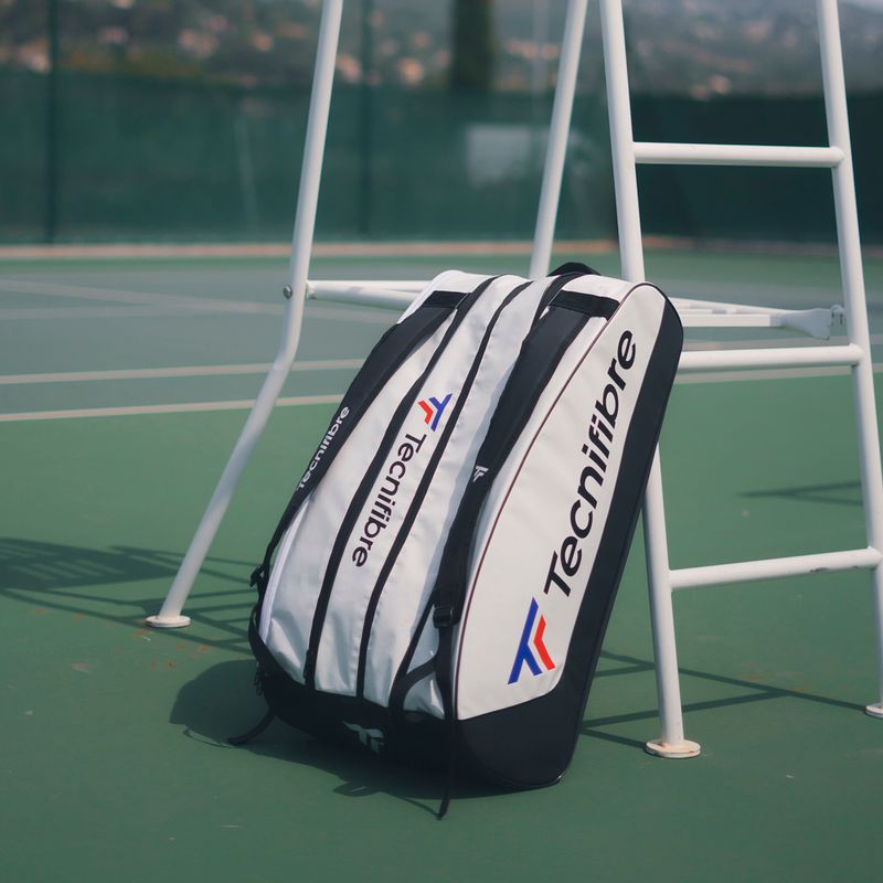 Чанта за тенис Tecnifibre Tour Endurance 15R, бяла 4