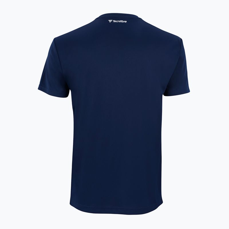 Мъжка тениска за тенис Tecnifibre Team Tech Tee marine 4